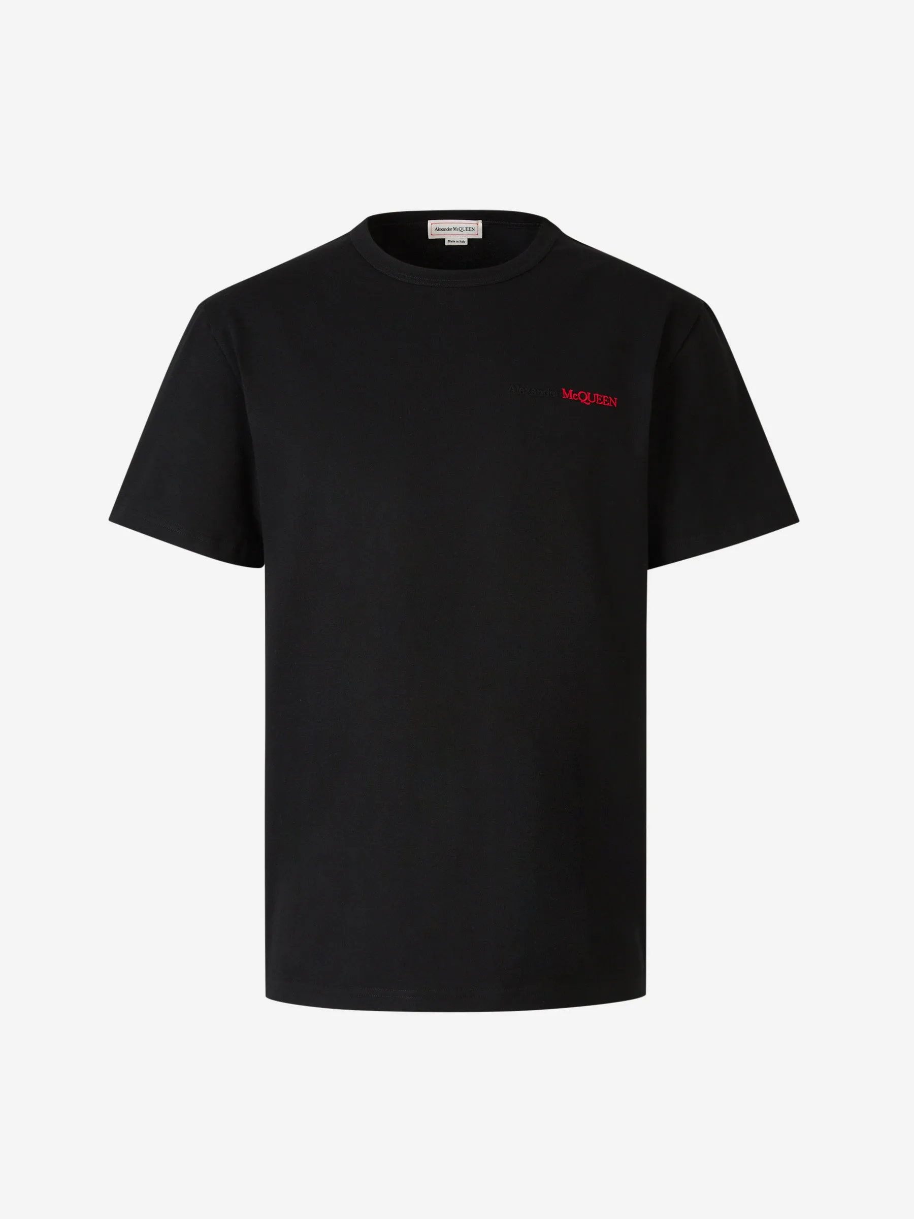 Alexander McQueen Camiseta Logo Algodón
