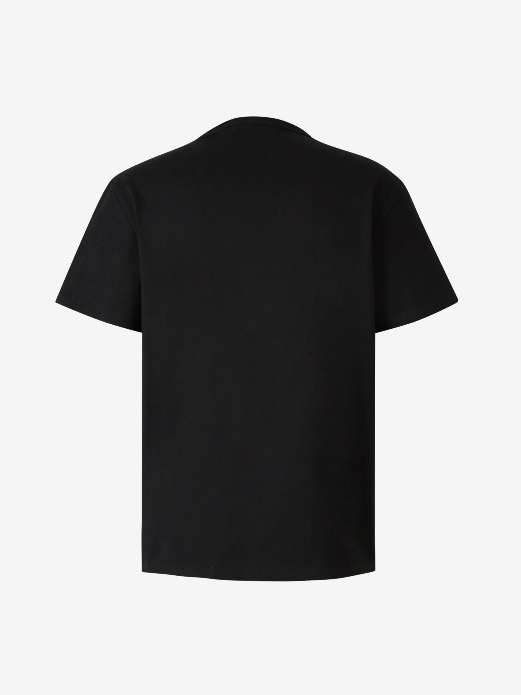 Alexander McQueen Camiseta Logo Algodón