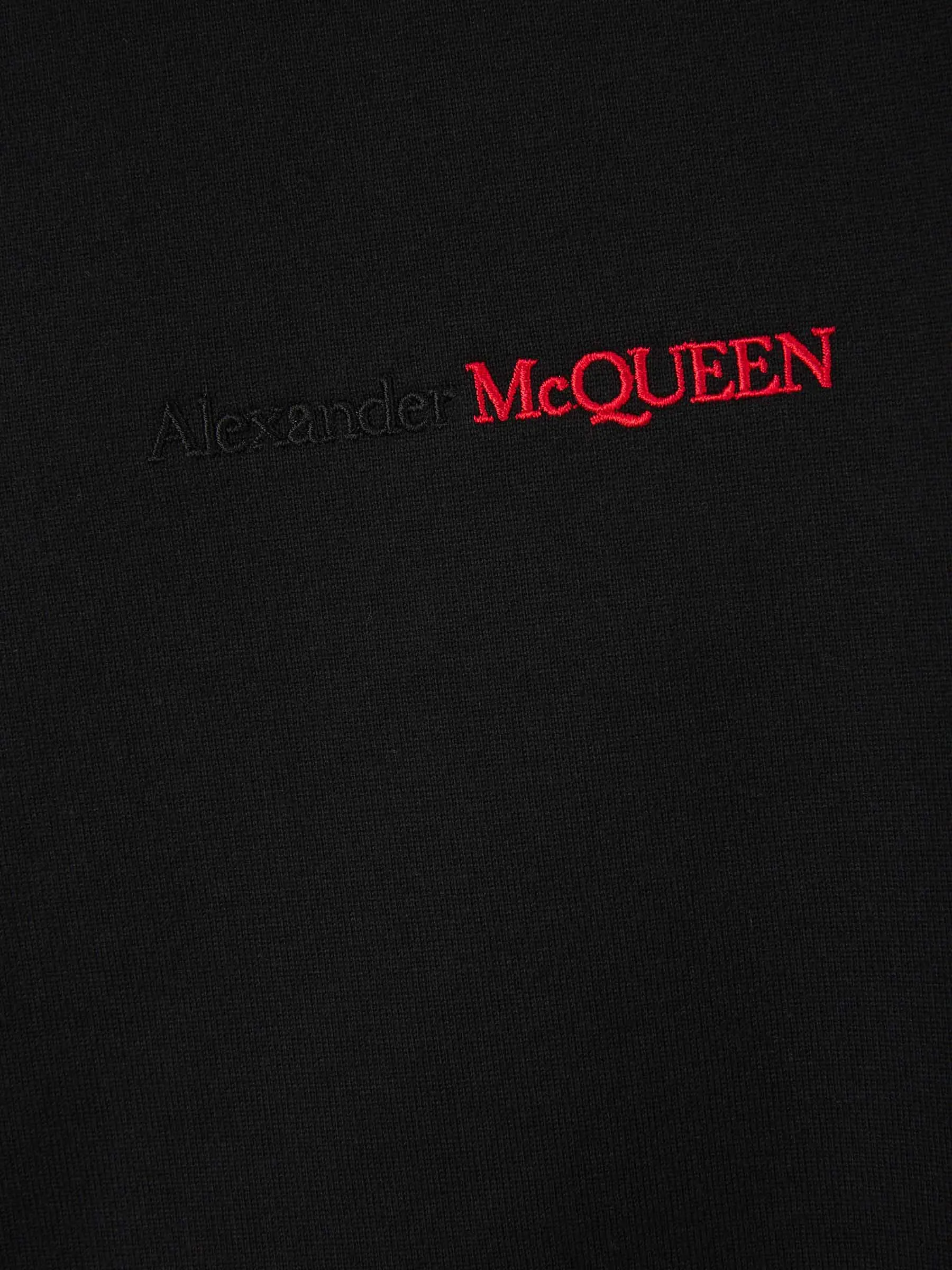 Alexander McQueen Camiseta Logo Algodón
