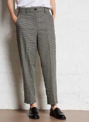 ANSEL - Pantalón de lana recto Tristan en negro