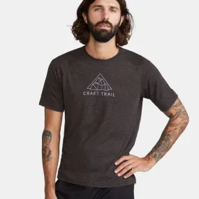 Craft Hombre Camisetas PRO Trail Wool SS Tee Negro 