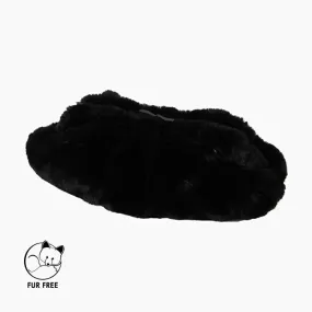 Cuerpo negro fibra sintética efecto lapin O bag puffy