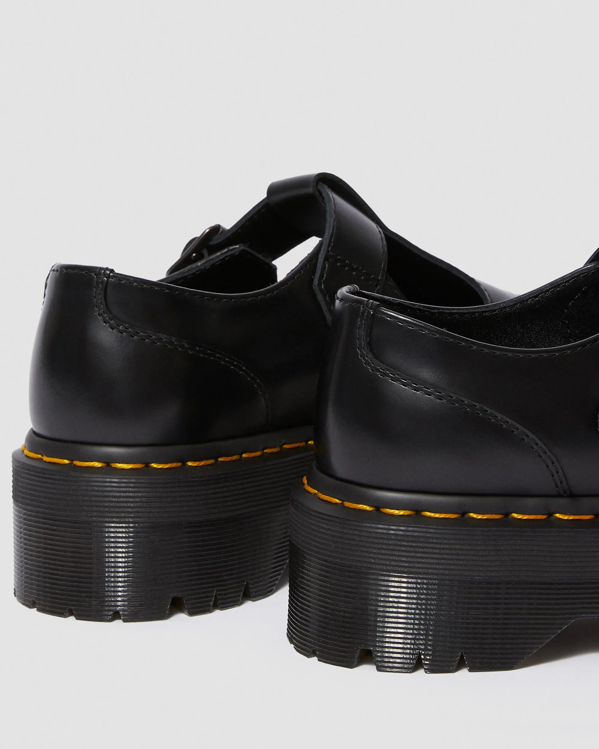 Merceditas con plataforma Bethan de piel Smooth
