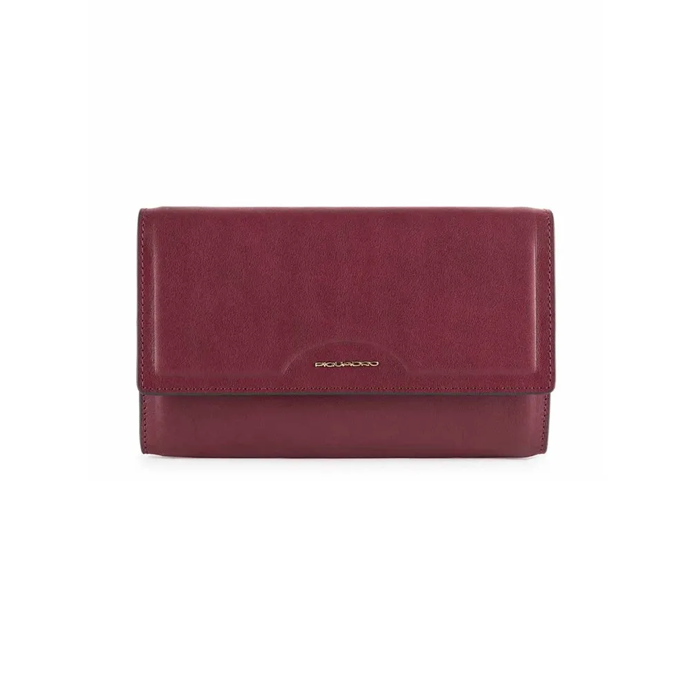 Monedero de Piel Piquadro AC4707W102R/BO Color Granate