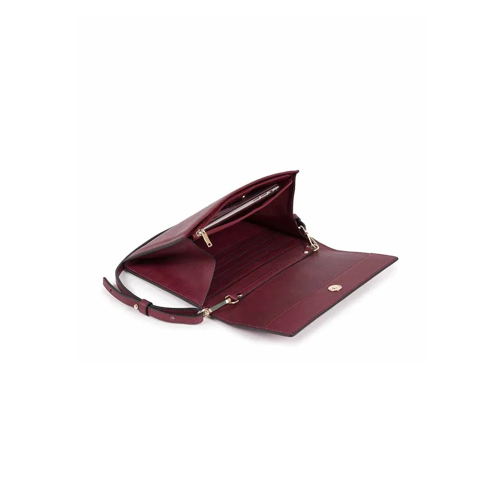 Monedero de Piel Piquadro AC4707W102R/BO Color Granate