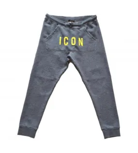 Pantalón chándal junior DSQUARED DQ03UA D00P8 DQ904 gris 16 años