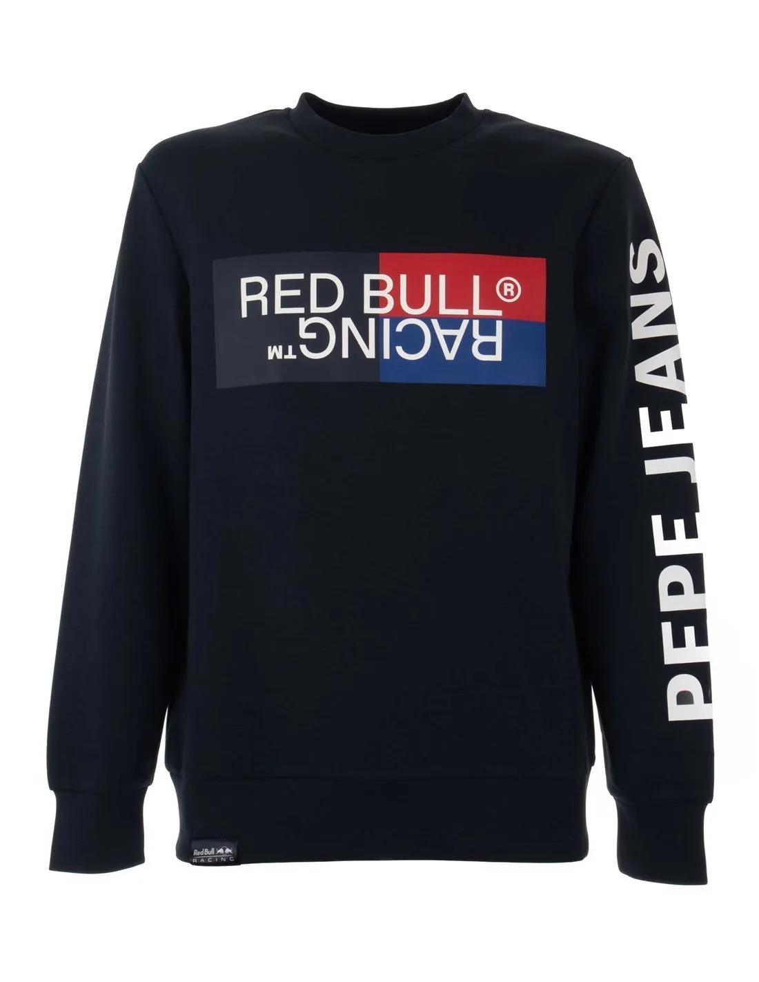 PEPE JEANS - Sudadera azul marino Red Bull Racing Colour Block Graphic RU580007 Hombre
