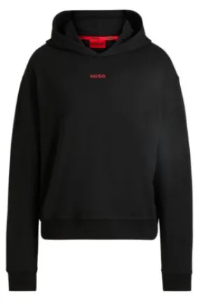 Sudadera de punto elástico con capucha y logo estampado