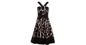 Vestido de verano de Karen Millen Negro Blanco Beige 