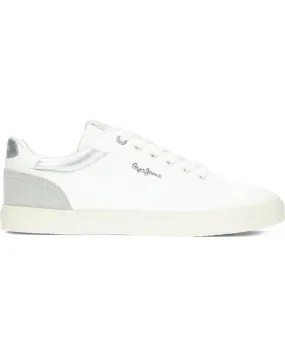 Zapatillas deporte PEPE JEANS  de Mujer DEPORTIVAS EN COLOR PARA MUJER  BLANCO