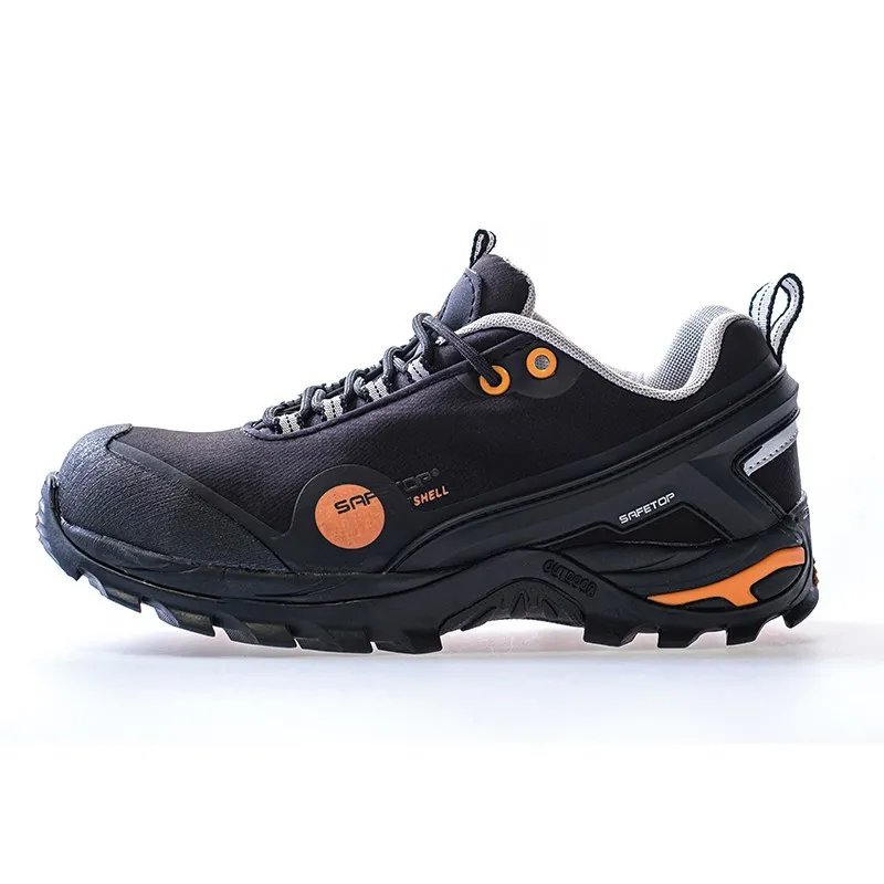 Zapato softshell negro S3 HRO, SRC suela MD CLODIO piel nobuck SAFETOP