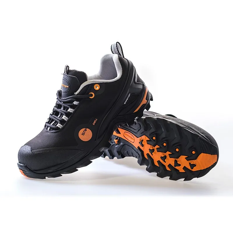 Zapato softshell negro S3 HRO, SRC suela MD CLODIO piel nobuck SAFETOP