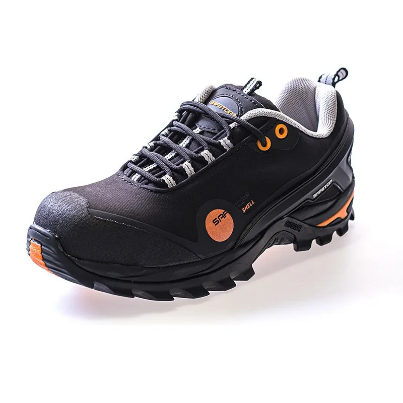 Zapato softshell negro S3 HRO, SRC suela MD CLODIO piel nobuck SAFETOP