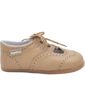 Zapatos ANGELITOS  de Niño PEPITO PIEL RESPETUOSO 543  CAMEL