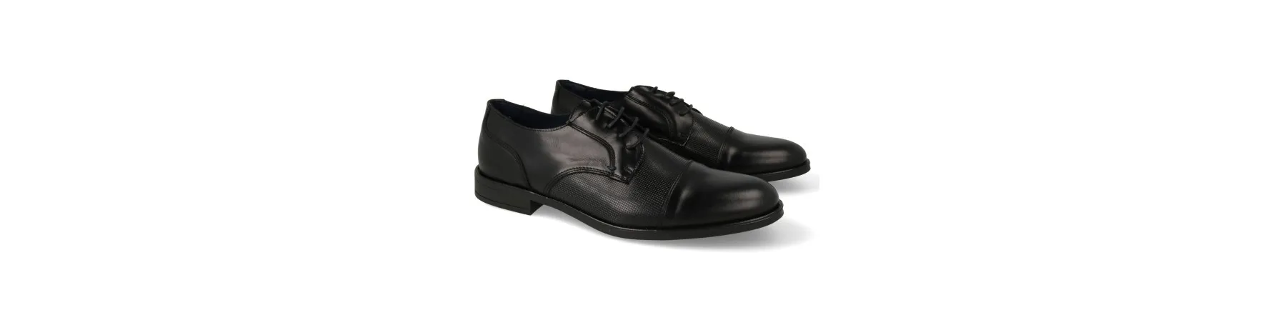 ZAPATOS de VESTIR HOMBRE PIEL MOD. TEMPER NEGRO