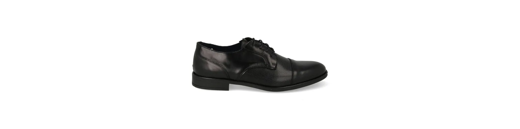 ZAPATOS de VESTIR HOMBRE PIEL MOD. TEMPER NEGRO
