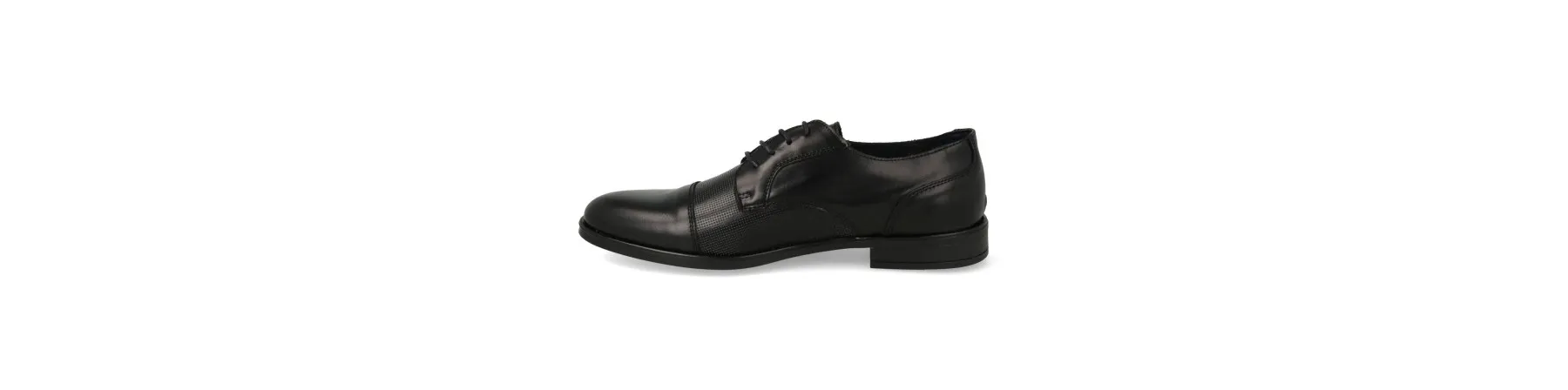 ZAPATOS de VESTIR HOMBRE PIEL MOD. TEMPER NEGRO