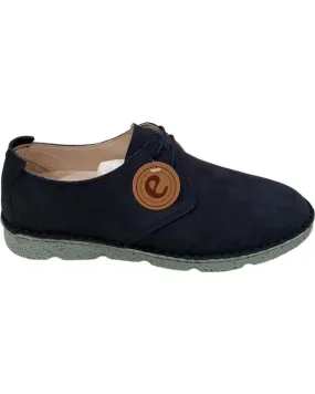 Zapatos ERASE  de Hombre MOCASIN CABALLERO PIEL  AZUL