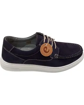 Zapatos ERASE  de Hombre NAUTICO DE CABALLERO PIEL  AZUL