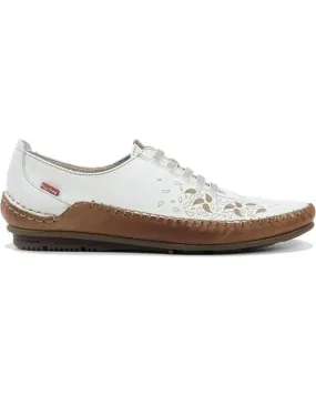 Zapatos FLUCHOS  de Mujer ZAPATO CON ELASTICOS  HABANA HIELO DORE