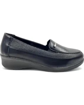 Zapatos TIMBOS  de Mujer MOCASIN CUNA MUJER 130541  NEGRO